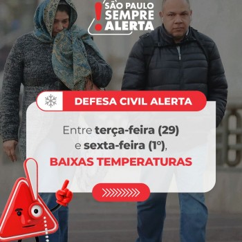 Defesa Civil alerta